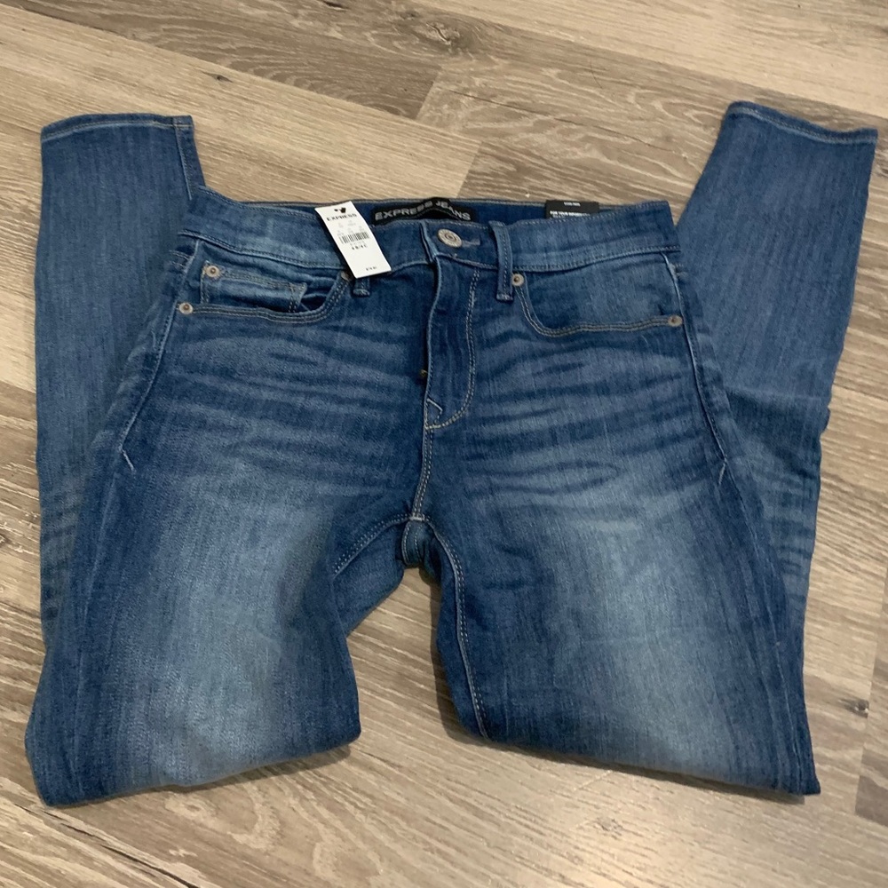 Express Mid-Rise Leggings - 4S